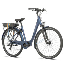 Elektriskais velosipēds Rock Machine 28 Cityride e100SD (I) Zils/matēts (Rata izmērs: 28 Rāmja izmērs: L)