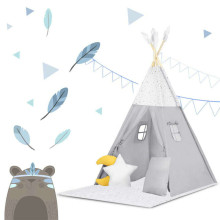 Bērnu vigvama telts NK-406 Nukido - gaiši pelēka