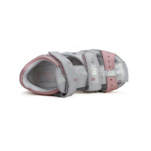 D.D.Step (DDStep) Art.G064-41911M Silver Ekstra komfortablas meiteņu sandalītes (26-31)