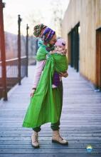 Little Frog Ring Sling Cotton Art.164061 Olivine