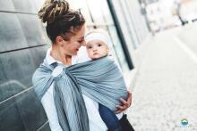 Little Frog Ring Sling Cotton Art.164081 Stormy Cube