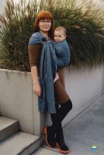 Little Frog Ring Sling Cotton Art.164102 Inky Cube