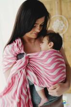 Little Frog Ring Sling Cotton Art.164104 Fuschsia Waves
