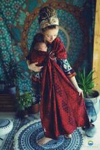 Little Frog Ring Sling Cotton Art.164110 Ruby Illusion