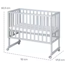Roba Craddle Co-Sleeping Bed Art.16528 Kūdikio lopšys su kojelėmis