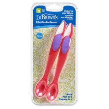 TF200 Infant Feeding Spoon - Pink, 2-Pack