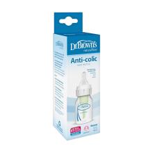 Dr. Brown’s Natural Flow® Options+™ PP Narrow Art.SB2100 Buteliukas neišnešiotiems ir naujagimiams su žinduku, 60 ml