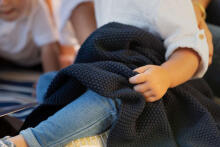Knitted Blanket – pink