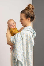 BAMBOO DIAPER 2-PACK MINT+YELLOW 120X120