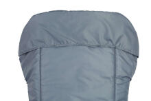 QUILTED POLAR ROMPER BAG GRAPHITE