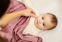 VELVET BLANKET GREY 75X100