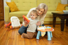 PUSHER-TABLE 2IN1 SPARK GREEN