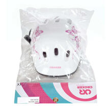 Aizsargķivere bērniem Croxer Silky White/Pink S (52-54 cm)