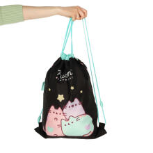 Ikonka Art.KX3765_3 Pusheen Pastelinis vaikiškų batų krepšys