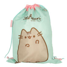 Ikonka Art.KX3766_2 Pusheen Mint vaikiškų batų krepšys