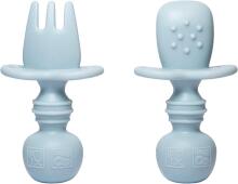 La Bebe™ Basic  Silicone Fork Art.169084 Light Beige