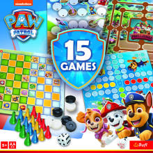 TREFL PAW PATROL 15 in 1 žaidimas „Šuniukai-patruliai“