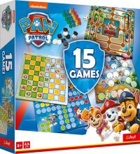 TREFL PAW PATROL 15 in 1 žaidimas „Šuniukai-patruliai“