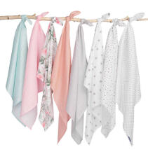 Muslin diaper – smooth pink