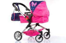 Safety Kid Doll Stroller 3 in 1 Art.KP0250T  коляска для куклы