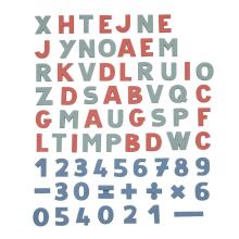 Smoby Magnetic Letters & Numbers Art.430108S Magnetinės raidės 72 vnt.