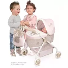 DeCuevas Toys Didi Art.85043 Lėlės su vežimėliu ir skėčiu