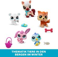 Littlest Pet Shop Winter Besties Collector Set – 5 Pet Figures & Accessories Art. BF00573
