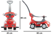 Eco Toys Cars Art.381 Red Машинка - каталка с ручкой