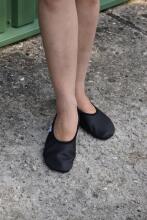 Bebe Basic Hip-Hop Gymnastics Shoes Art.SB120 Black Gimnastikos bateliai su odiniais padais