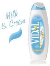 Vidal Milk&Cream Wash Gel Art.19819 Dušo želė su ryžių pienu ir avižomis. 500 ml