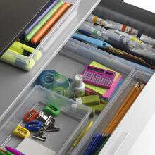 Box Sistemo Organizer 1 7.5 x 7.5 x 5 cm transparent/light grey 