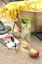 Bottle Dots Bottle 0,75L transparent/green