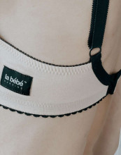 La Bebe™ Lingerie Basic Bio Cotton Art.20902 Nude&Black Бюстгальтер для беременных и для кормления