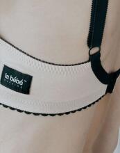 La Bebe™ Lingerie Basic Bio Cotton Art.20902 Nude&Black Maternity/Nursing Bra