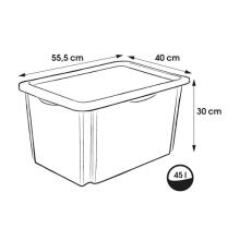 Box with lid 45L Karolina &amp;quot;Peppa Pig&amp;quot; 55,5x40x30cm transparent