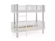 YappyKids YappyÉtude Art.388844 SkyGrey Dviaukštė lova 180x80cm