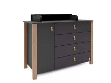 YappyKids YappyÉtude II Art.388875 Anthracite dresser with a changing surface