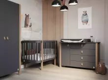 YappyKids YappyÉtude II Art.388875 Anthracite dresser with a changing surface