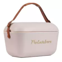 Polarbox Cool Box Retro Cooler Art.210774  Nude – Olive Green Camping Refrigerator 12L
