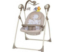 BabyMix SW102RC smėlio spalvos supamoji kėdė