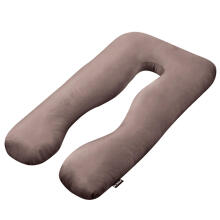 La Bebe™ Cushy Maternity Pillow Art.91913 Beige daugiafunkcinė pagalvė nėščioms moterims (U formos) 155x80cm