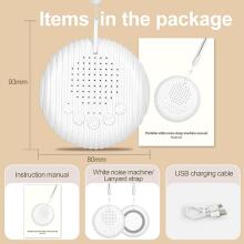 La bebe™ White Noise Accessories Baby Sound Machine Art.211446 White Skaitmeninis vaikiškas vaizdo monitorius