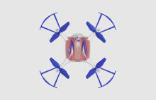 REVOLT RC kaskadinis dronas Night Hawk Mini, X20T