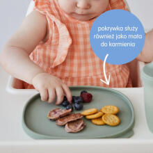 Plate with lid, Blush, b.box