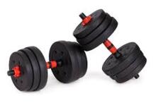 Movepro Art.212436 Reguliuojamo svorio hantelių ir štangos rinkinys 2 x 20 kg (bendras svoris 40 kg)