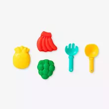 Bebe Basic Sand Toys Art.214967 Smėlio priedų rinkinys, 6 vnt.