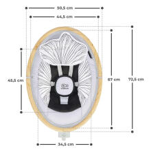 KinderKraft Lumi  Art.221504  Grey supamoji kėdė