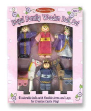 Melissa&Doug Family Doll Set Art.10286 Spēļu koka figūras