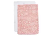 La bebe™ Muslin Paisley Halo Art.536-848-66086 Aukščiausios kokybės muslino veido vystyklai, 1 vnt. (70x70 cm)
