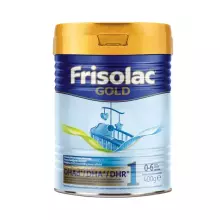 Frisolac Gold 1 DHA Art.FR71 Pieno mišinys (nuo 0 iki 6 mėnesių) 400 g (expiry date 29.05.2026)